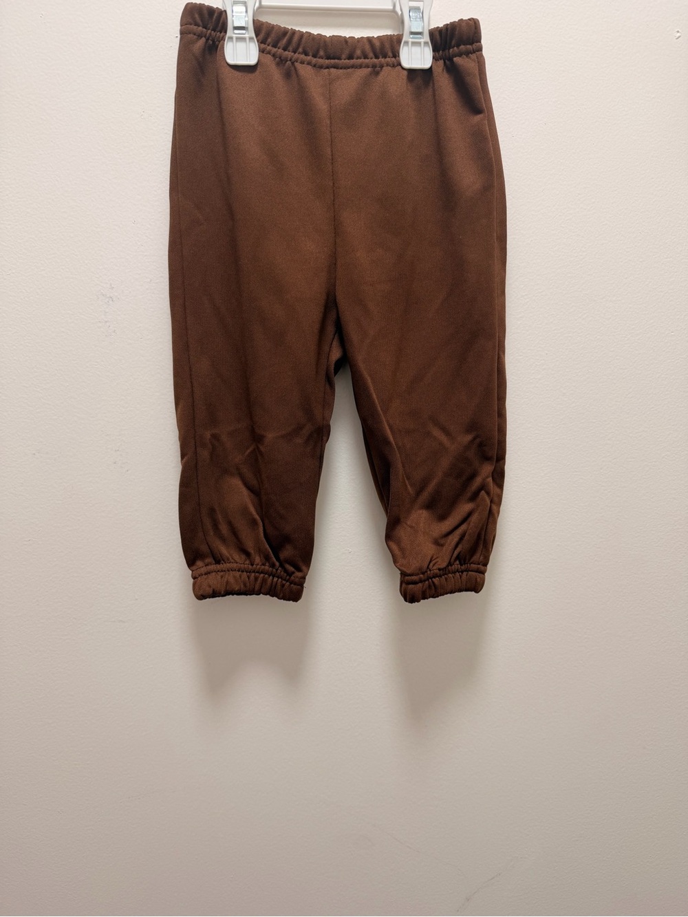 SHEIN Brown Elastic Waist Kids Joggers
